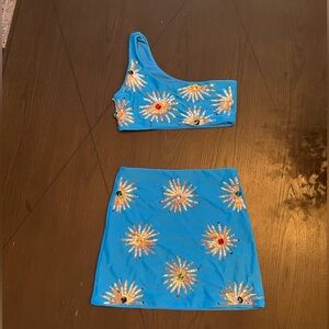 Oceanus Callie Embellished Swimsuit